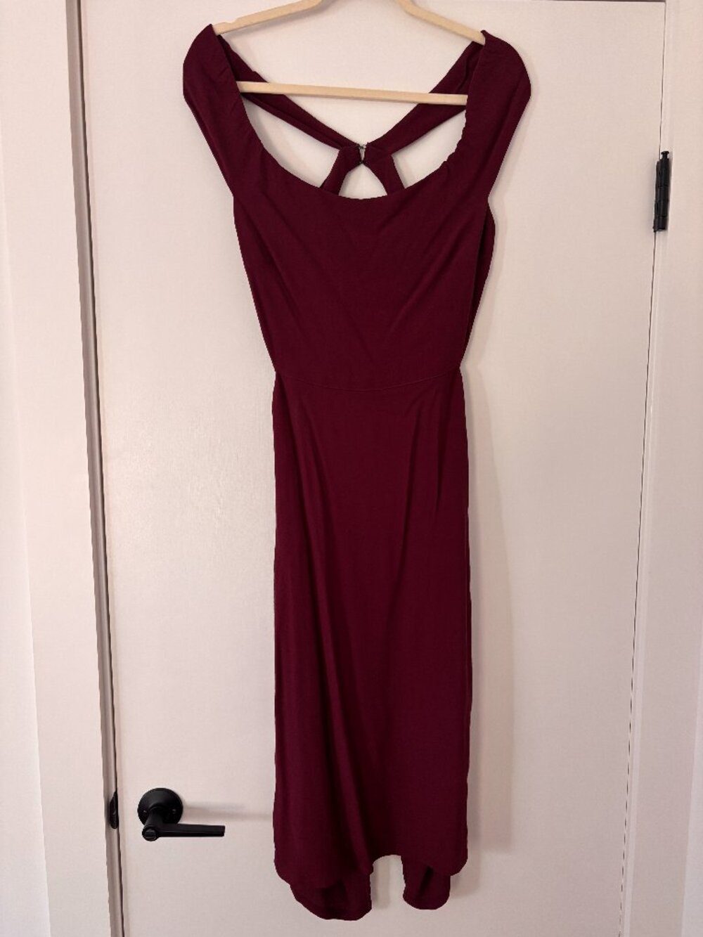 Reformation Women's Burgundy Formal dress, size M